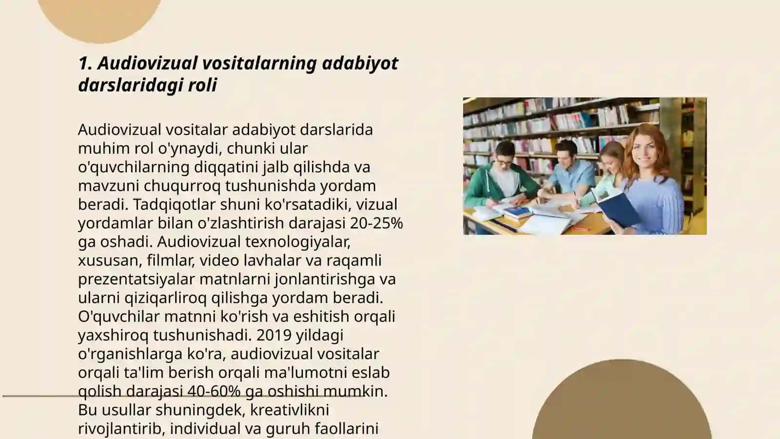 Adabiyot darslarida audiovizual vositalardan foydalanish 3
