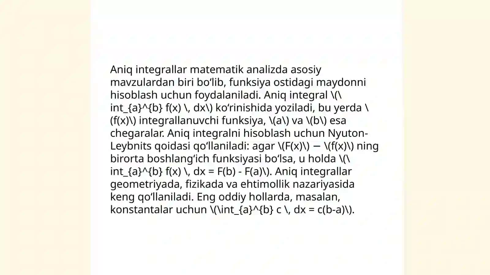 Integral 3