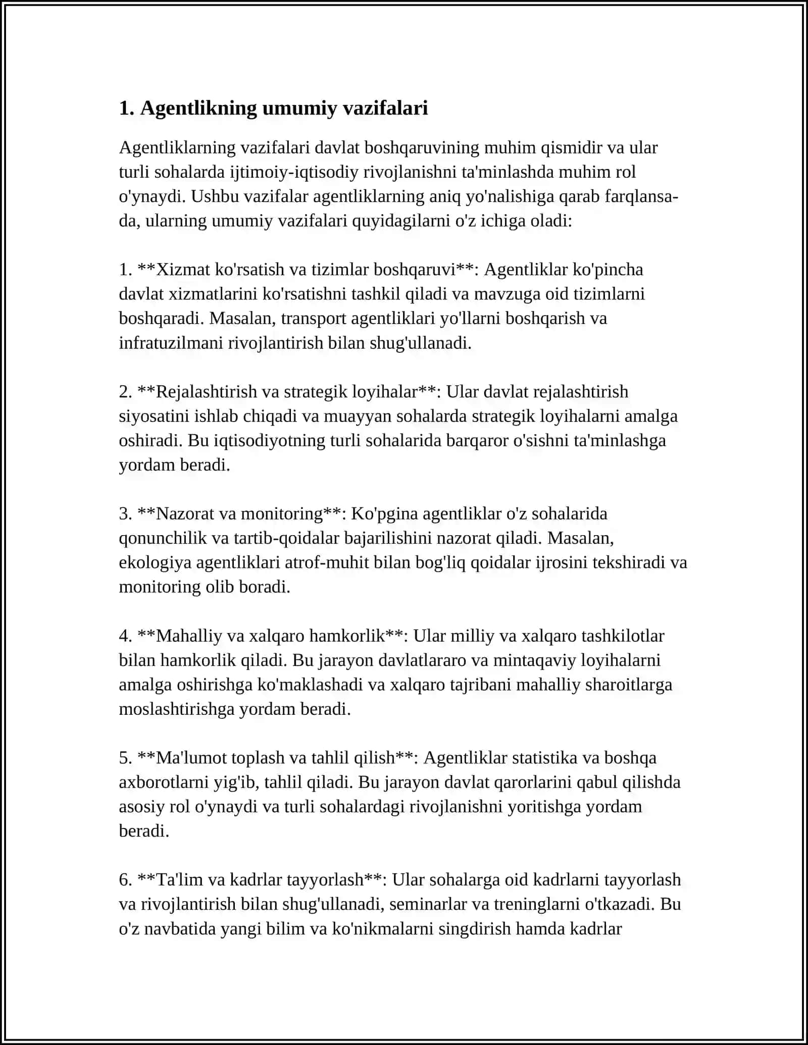 OʻZBEKISTON RESPUBLIKASINING TEXNIK JIHATDAN TARTIBGA SOLISH AGENTLIGI TASHKILIY TUZILMASI 3