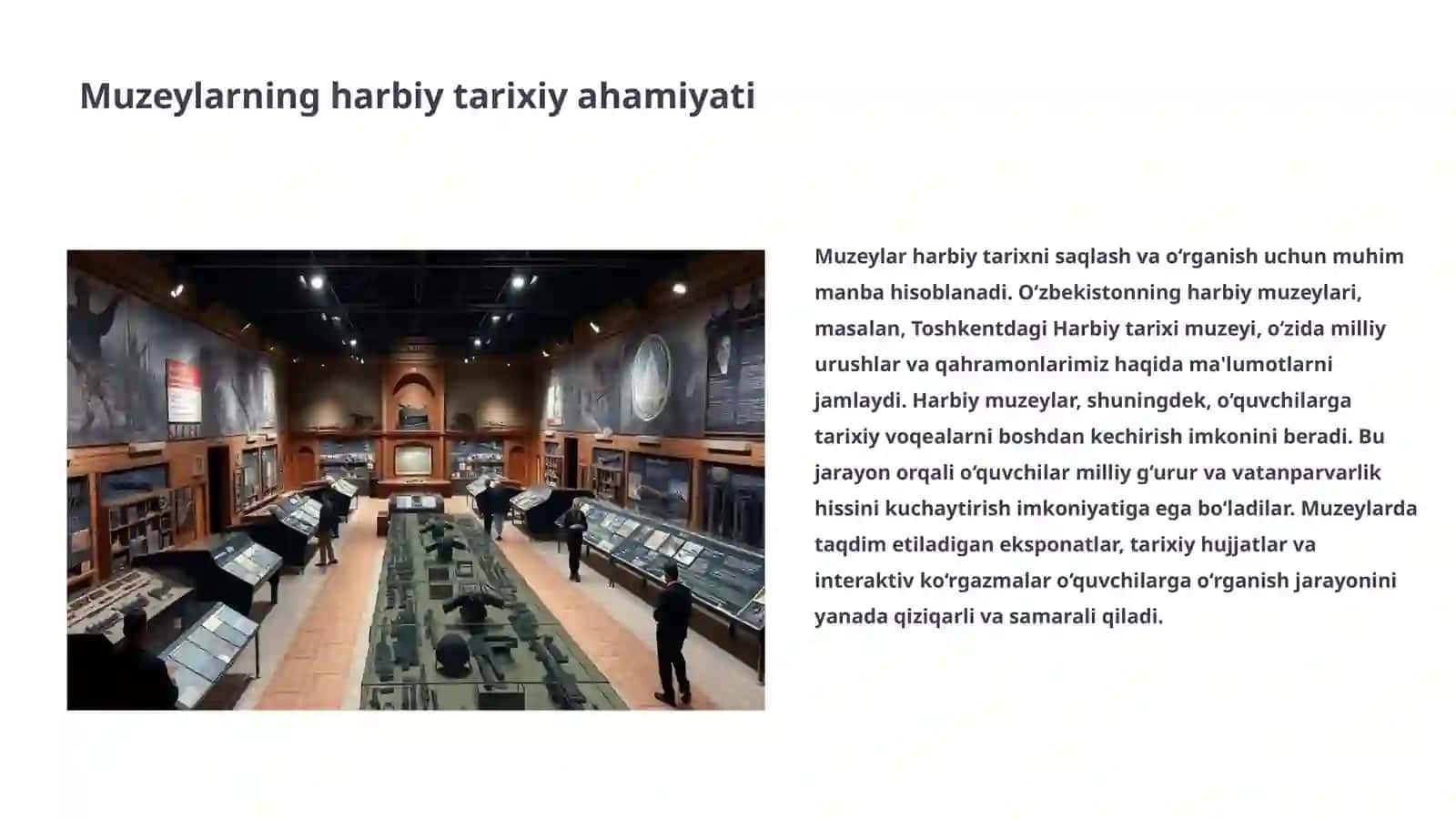 O‘quvchilarni harbiy vatanparvarlik ruhida tarbiyalashda muzeylarning roli 3