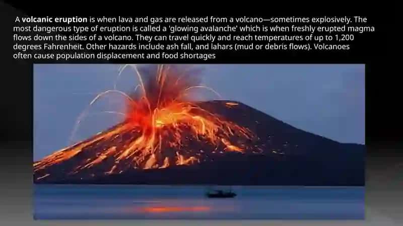 Volcanic eruptions 3