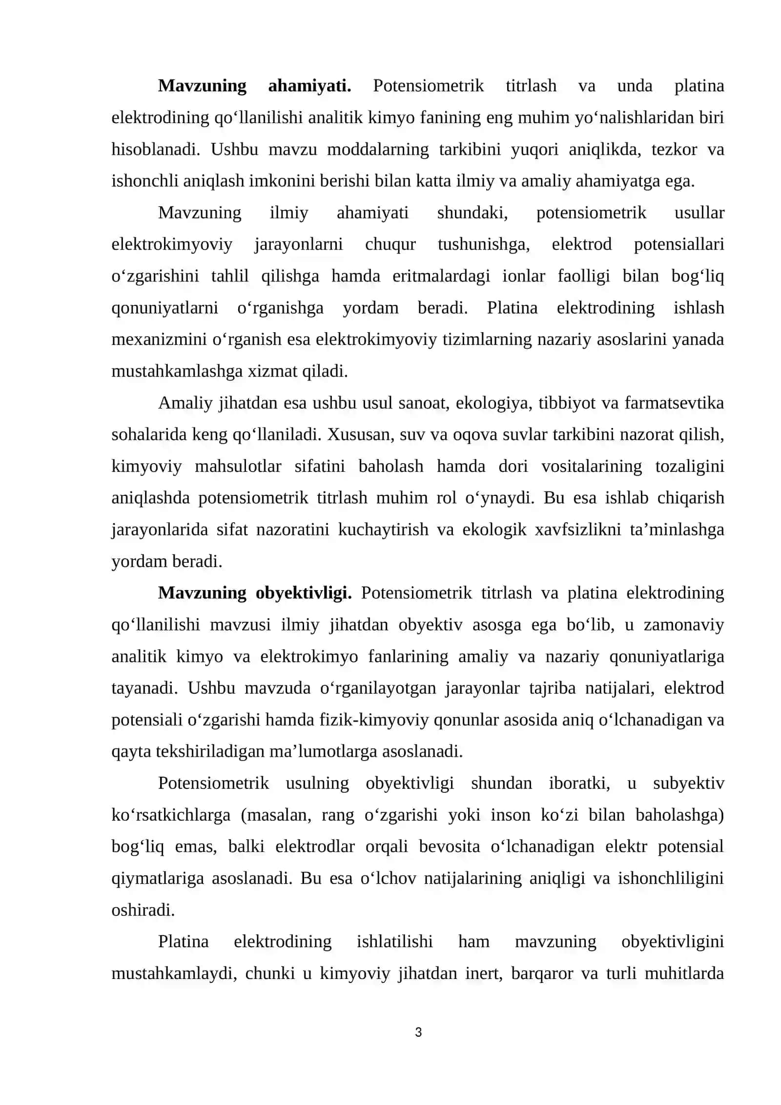 BOB. Potensiometrik titrlashning nazariy asoslari 3