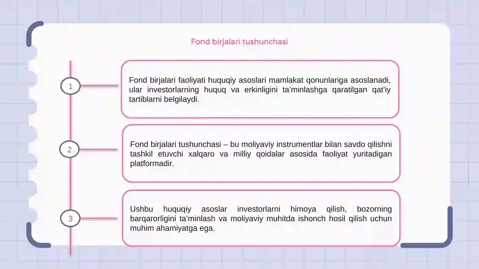 Fond birjalari faoliyatining huquqiy asoslari 3