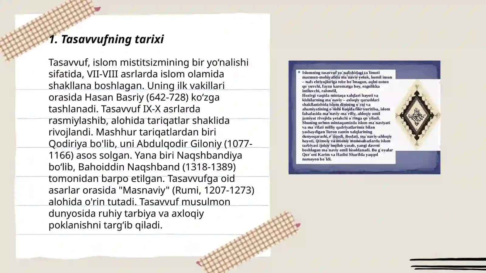 Islom dinida tasavvuf 3