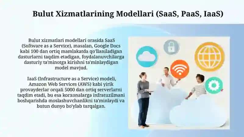 Bulut Xizmatlarining Modellari (SaaS, PaaS, IaaS) 3