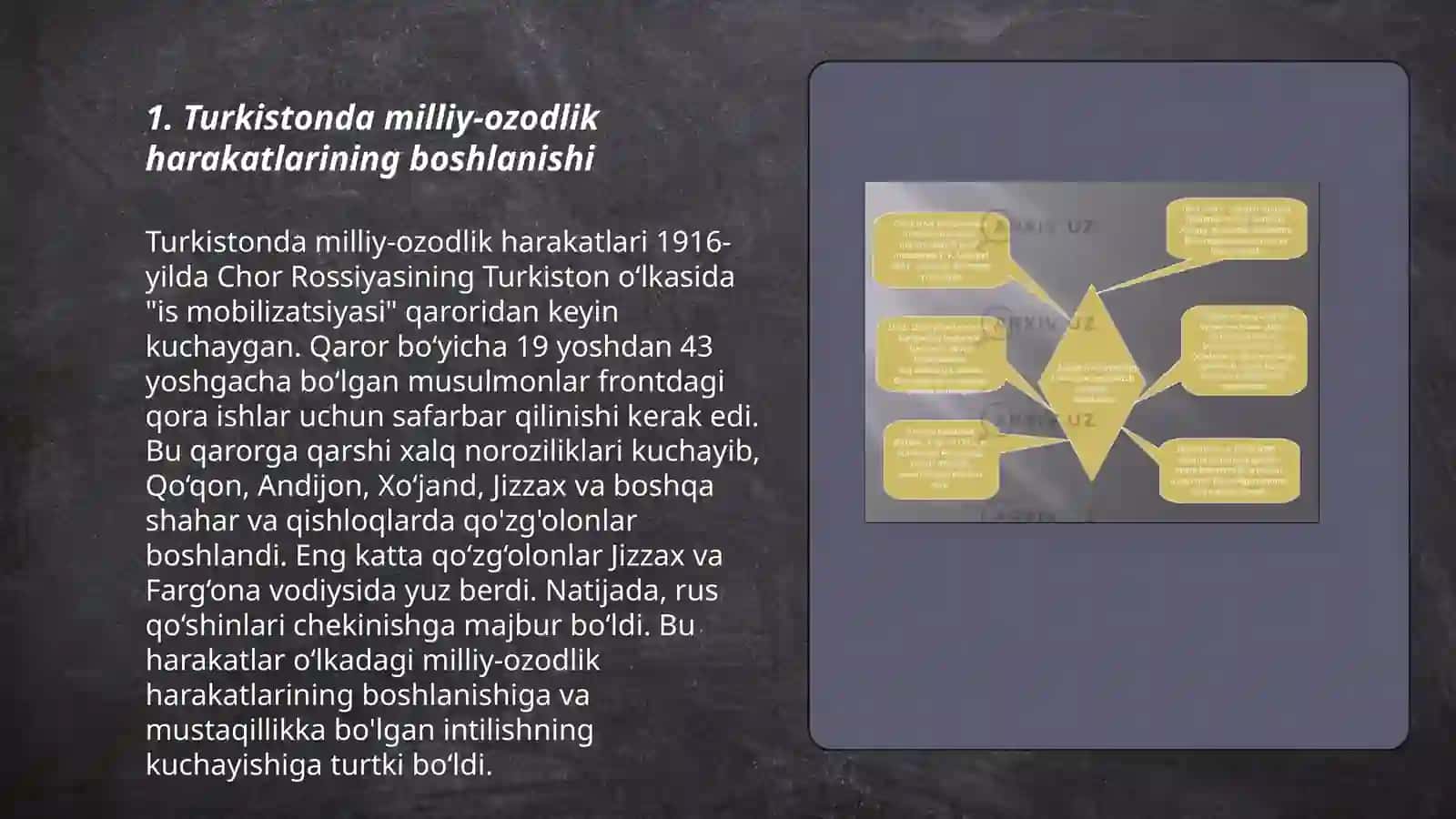 Turkistonda Rossiya imperiyasiga qarshi milliy-ozodlik harakatlari 3