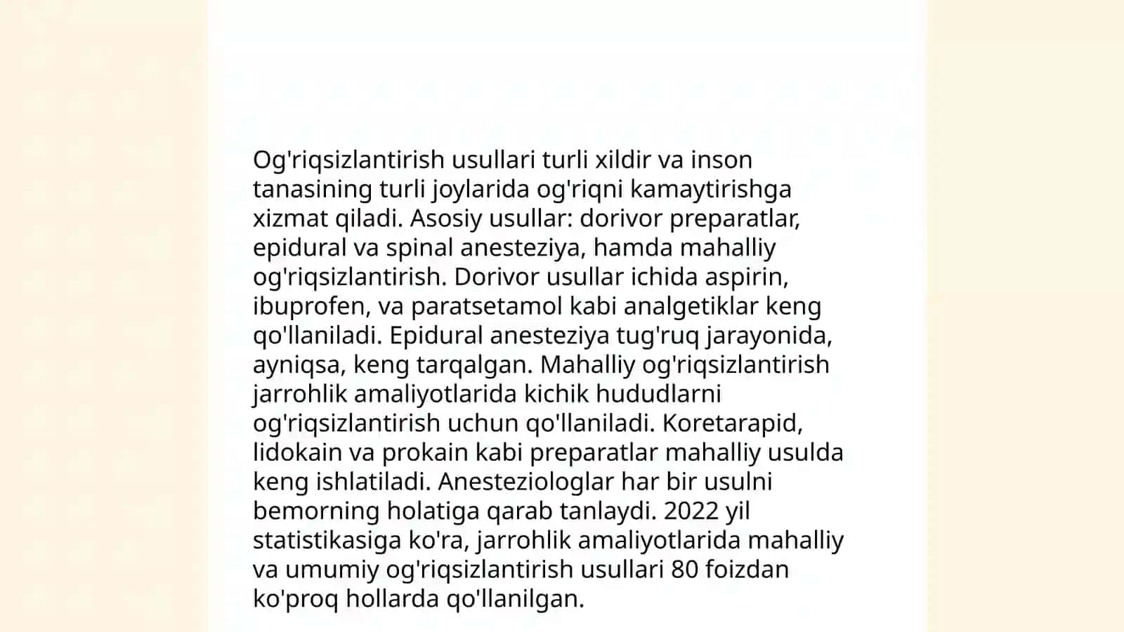 Yuqori va pastki jag'da markaziy og'riqsizlantirish usullari 3