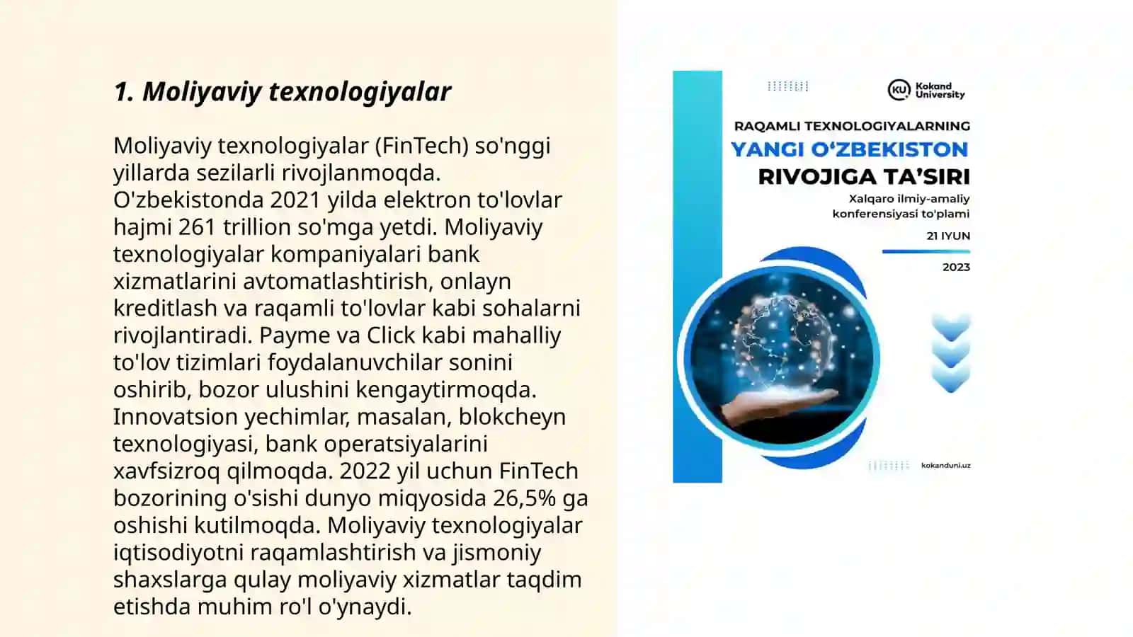 Axborot kommunikatsiya texnologiyalarining qo'llanilish sohalari 3