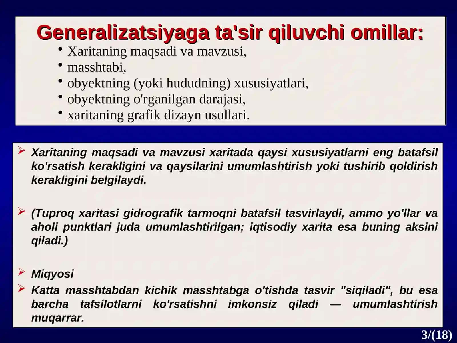 Kartografik generalizatsiya 3