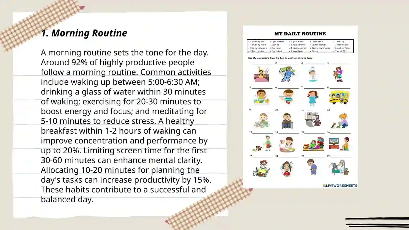 Morning Routine 3