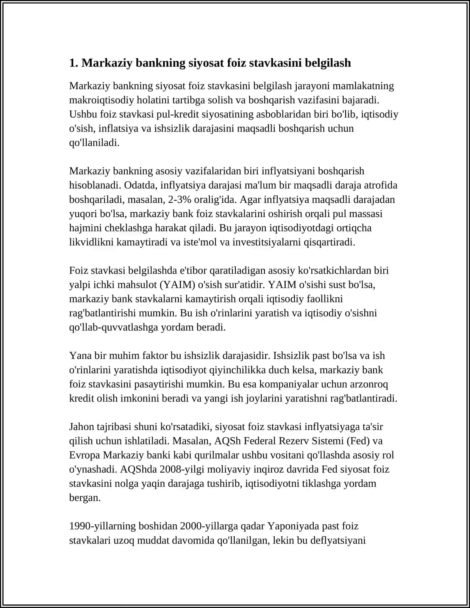 PUL-KREDIT SIYOSATI VOSITALARI 3