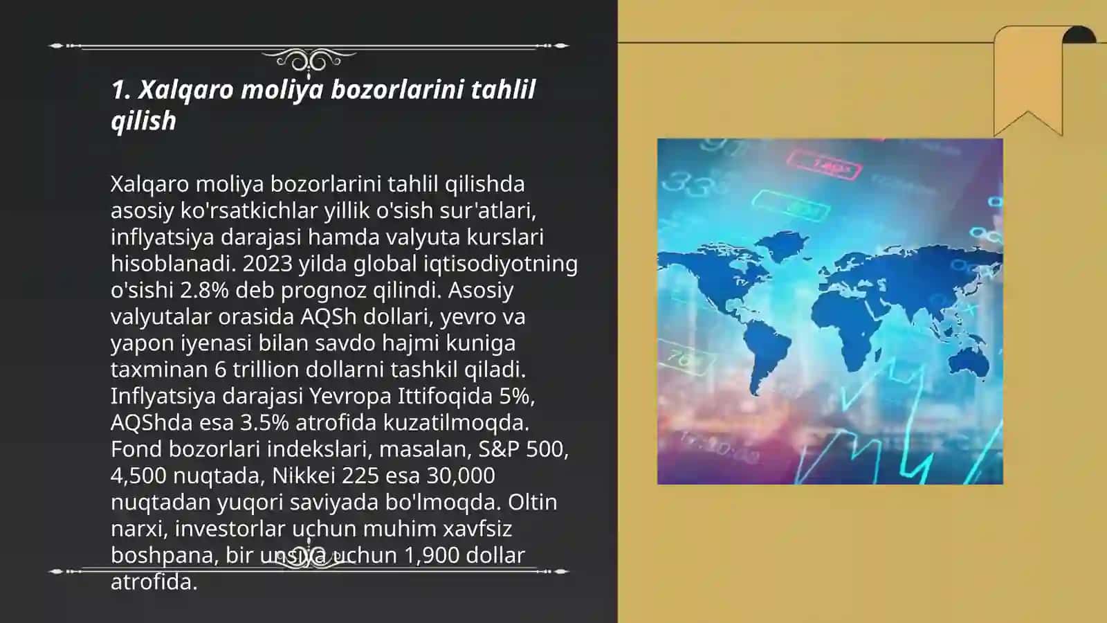 Xalqaro moliya bozorlarini tahlil qilish 3