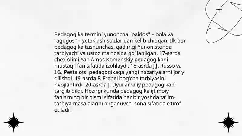Pedagogika fani tarixi 3
