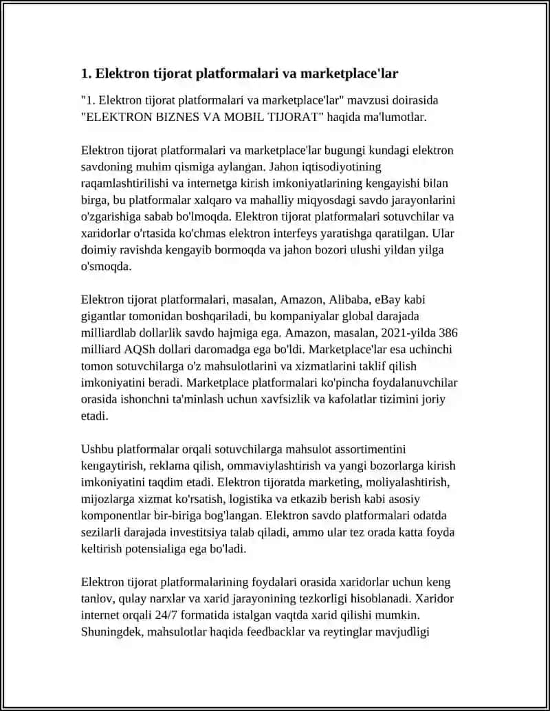 ELEKTRON BIZNES VA MOBIL TIJORAT 3