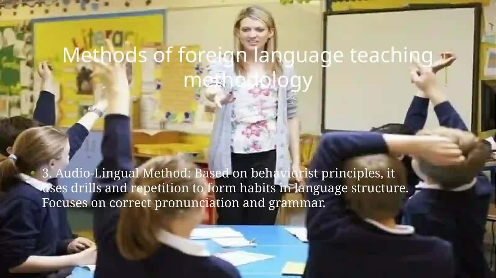 Methods of foreign language teaching methodology 3