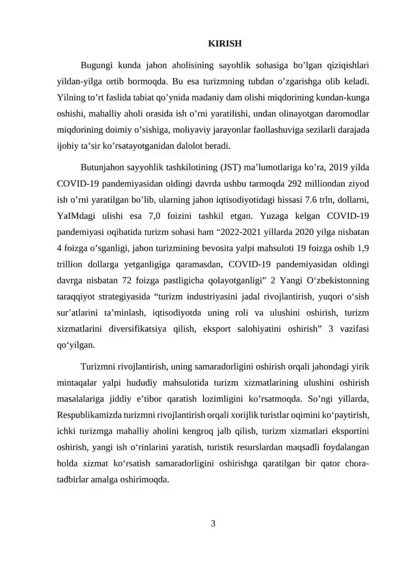Oltinsoy tumanidagi rekriatsiya resurslaridan turizm maqsadida foydalanish 3