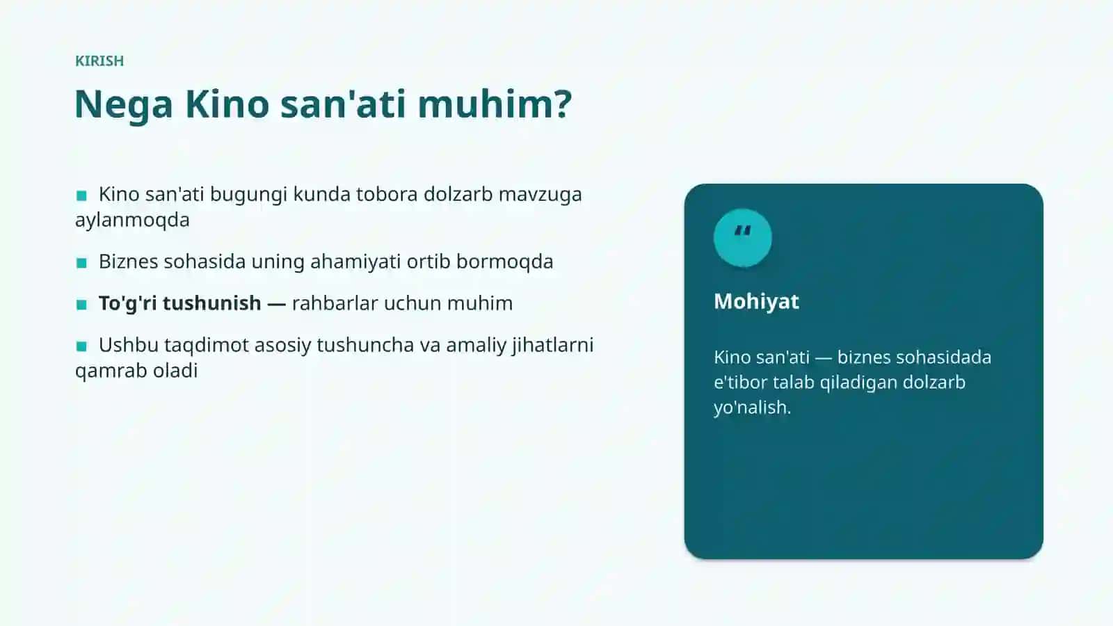 Kino san'ati Taqqosiy tahlili 3
