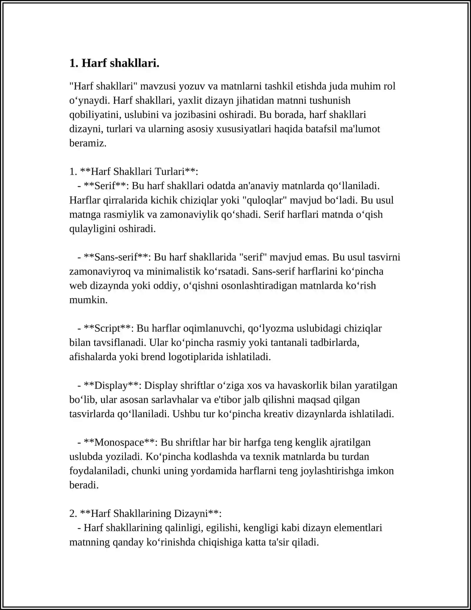 GRAFIKA – YOZUV TIZIMINING BIRINCHI KOMPONENTI 3