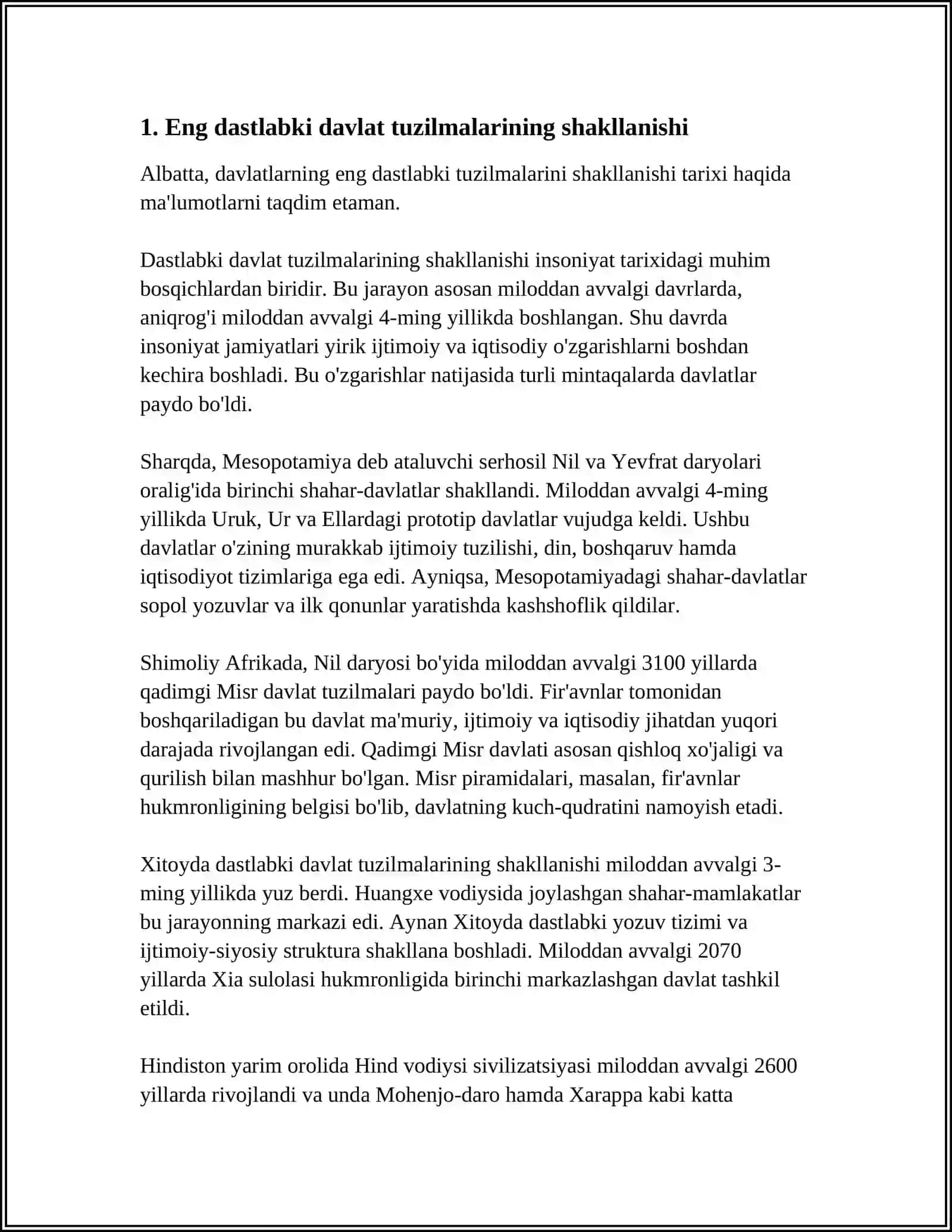 OZBEKISTON HUDUDIDAGI ENG DASTLABKI DAVLAT BIRLASHMALARINING PAYDO BOLISHI 3