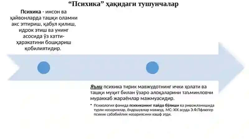 Psixika va uning evolyutsiyasi 3