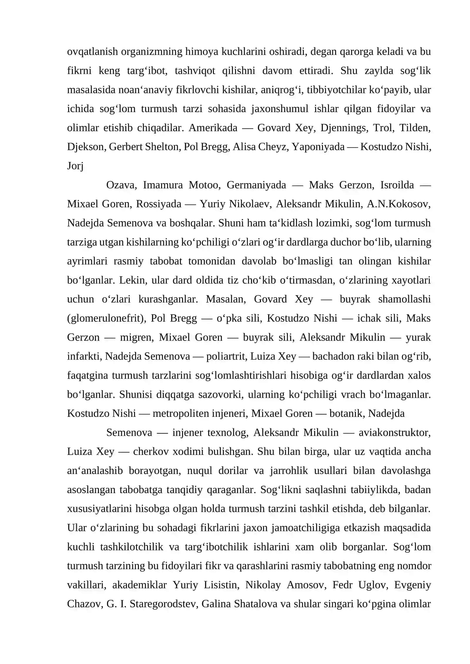 Sog‘lom turmush tarzi (hamshiralik ishi) 3