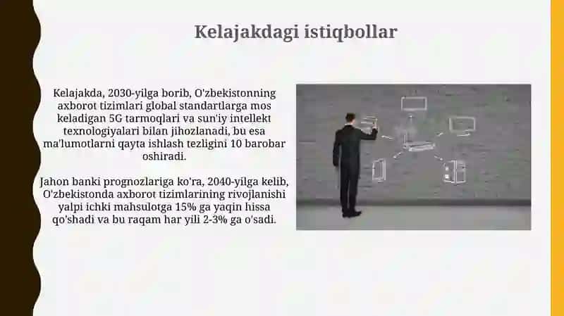 Axborot tizimlarining asosiy vazifasi 3