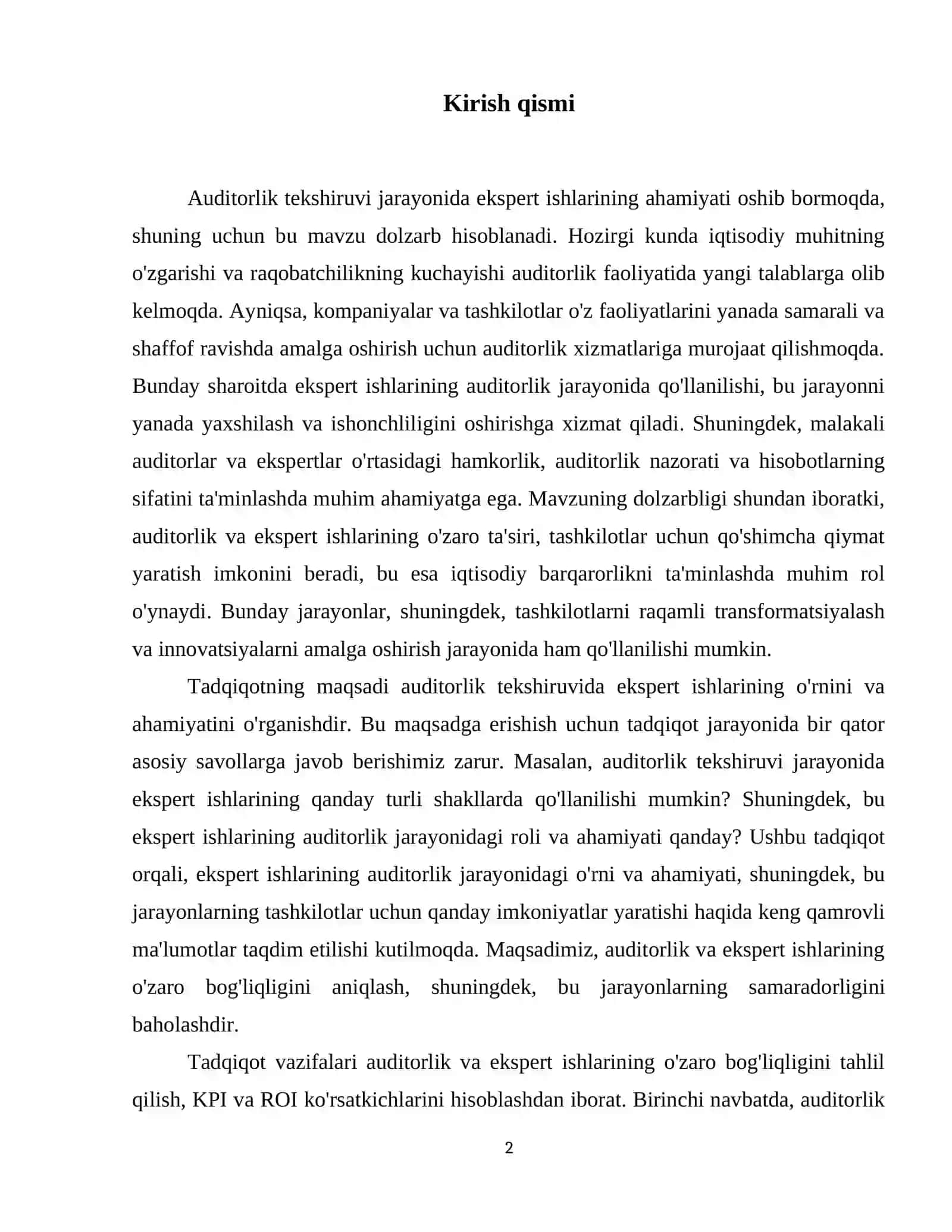 Auditorlik tekshiruvida ekspert ishlaridan foydalanish 3