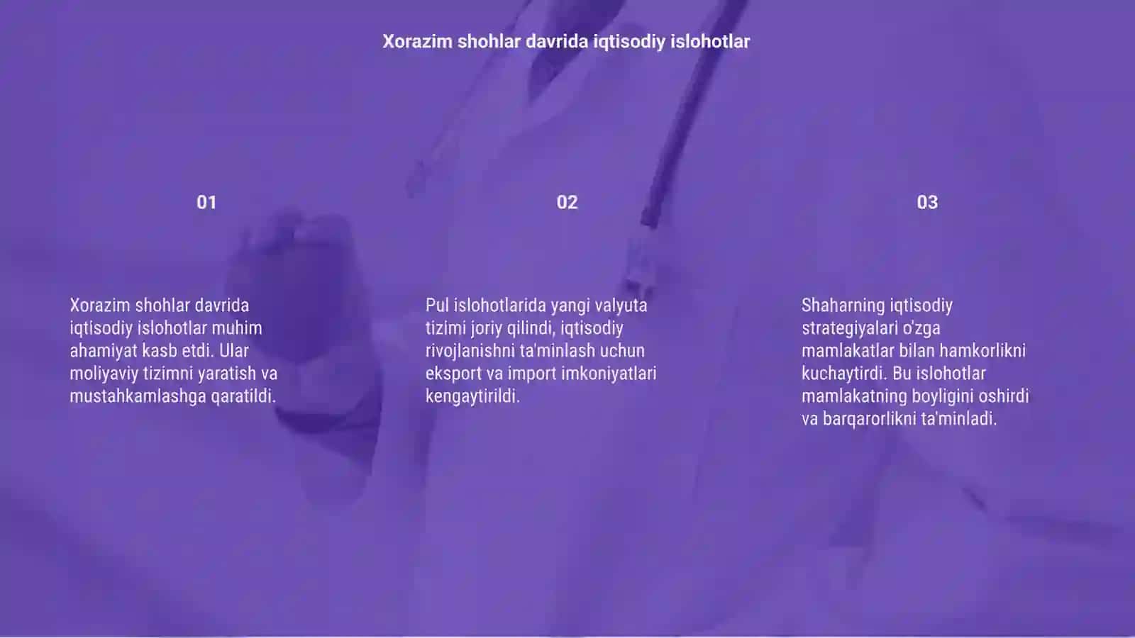 Xorazim shohlar davlatida amalga oshirilgan pul islohatlar 3
