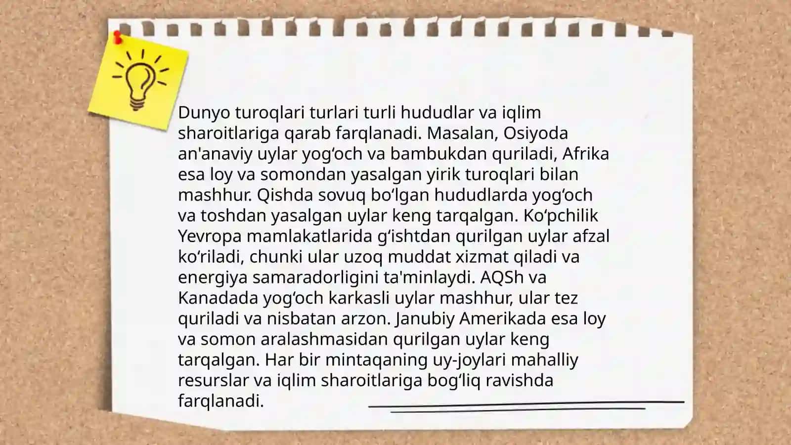 Dunyo turoqlarini va yangi yerlarni o‘zlashtirilish istiqbollari hamda qishloq xo'jaligida foydalanish darajasi 3
