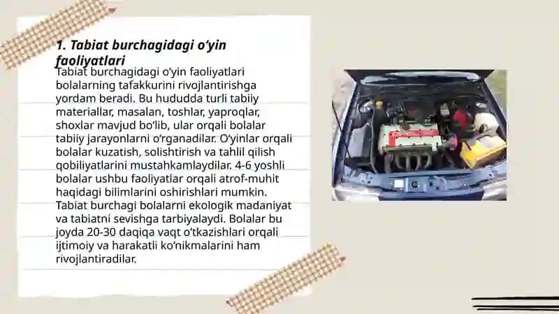 Ilk qadam ʼʼdavlat õquv dasturi asasida faoliyat markazlarida maktabgacha yoshdagi bolalarni ekologik tarbiyasini tashkil qilish 3