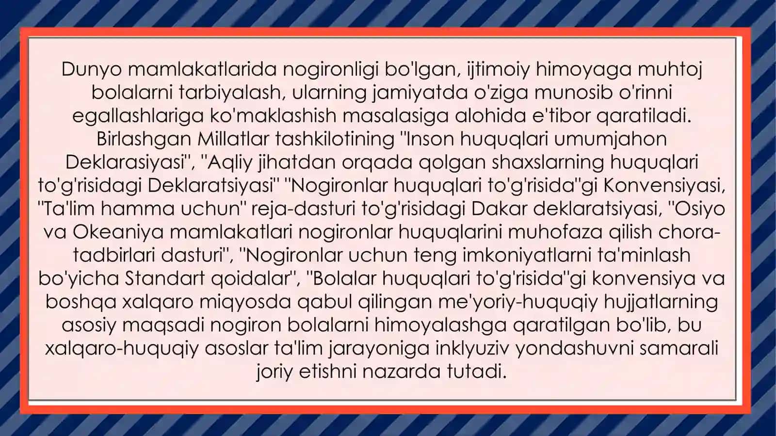 Chet elda alohida yordamga muhtoj bolalarning inklyuziv taʼlimi 3