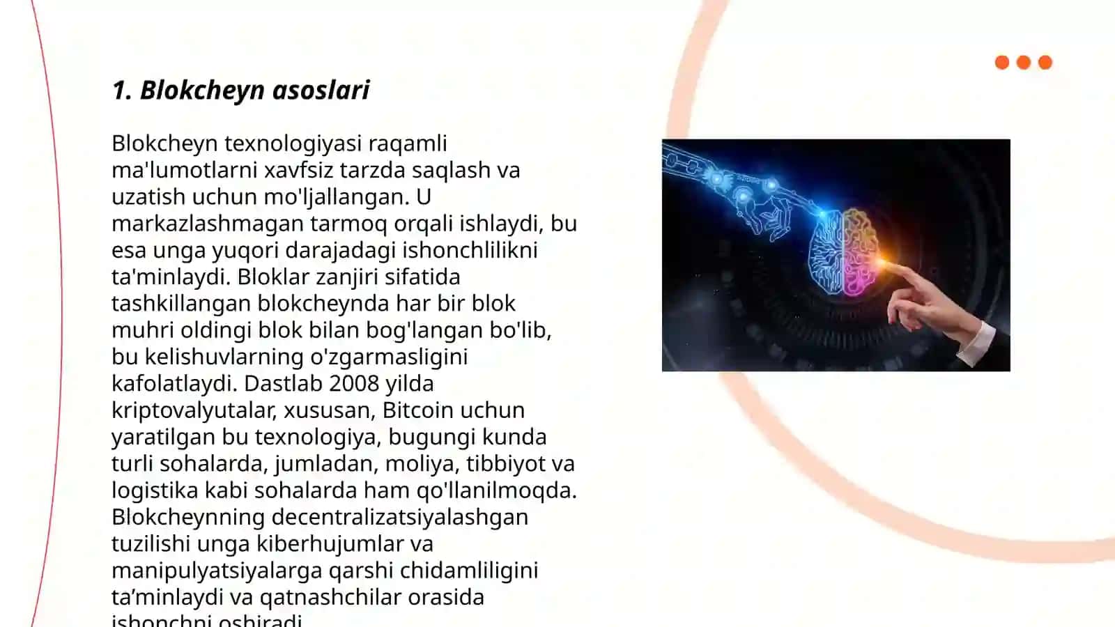 Blokcheyn texnologiyasi va kriptovalyutalar 3
