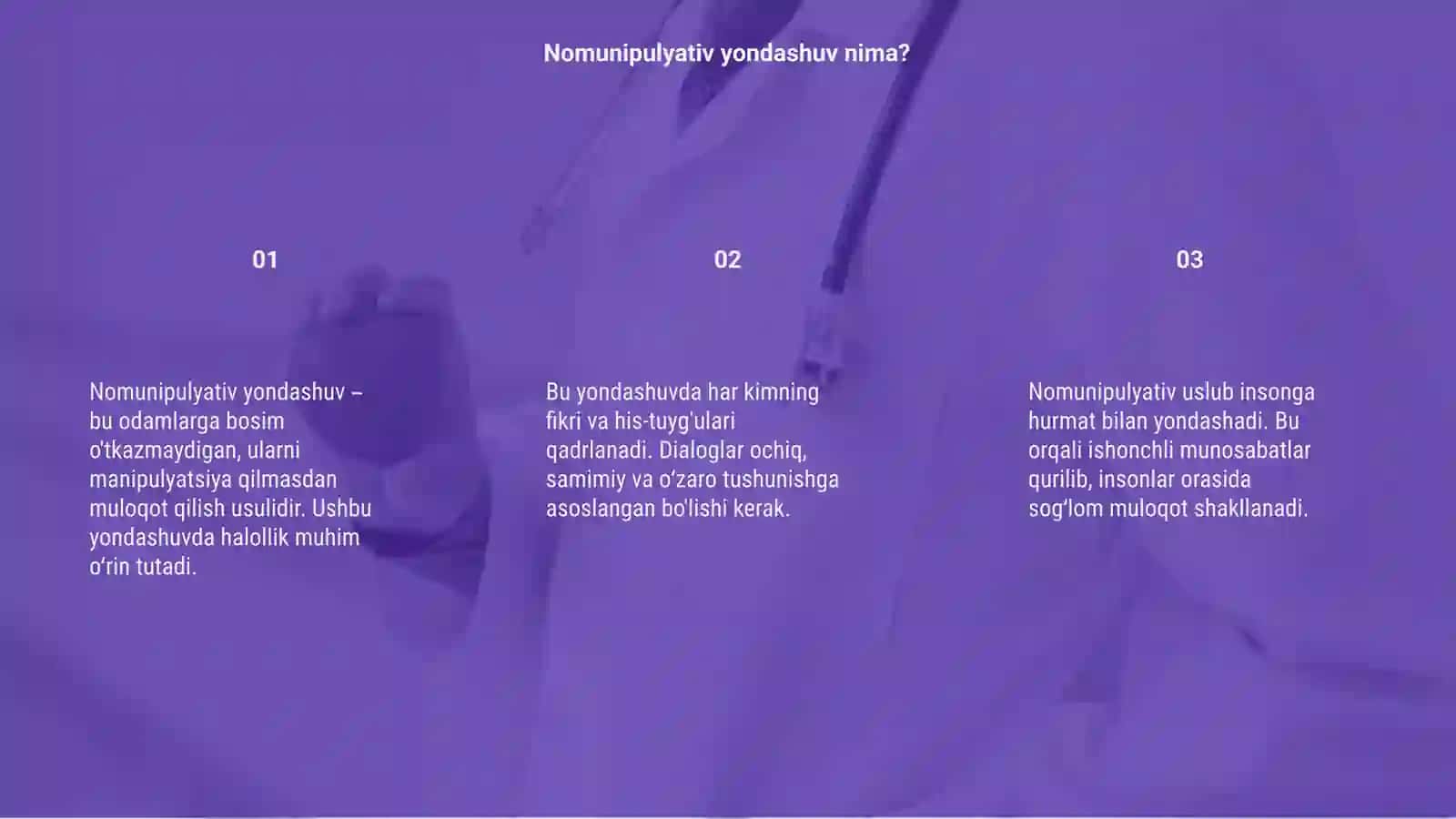 Nomunipulyativ yondashuv 3