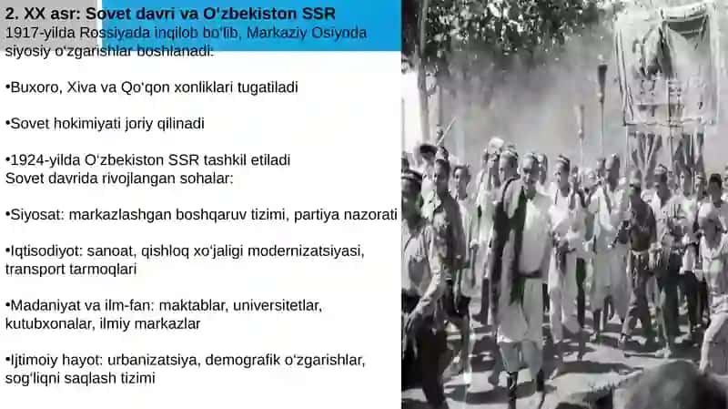 O’zbekistonning davlat chilik tarixi(17-asr davlat chiligidan Yangi O’zbekiston davlat chiligi) 3