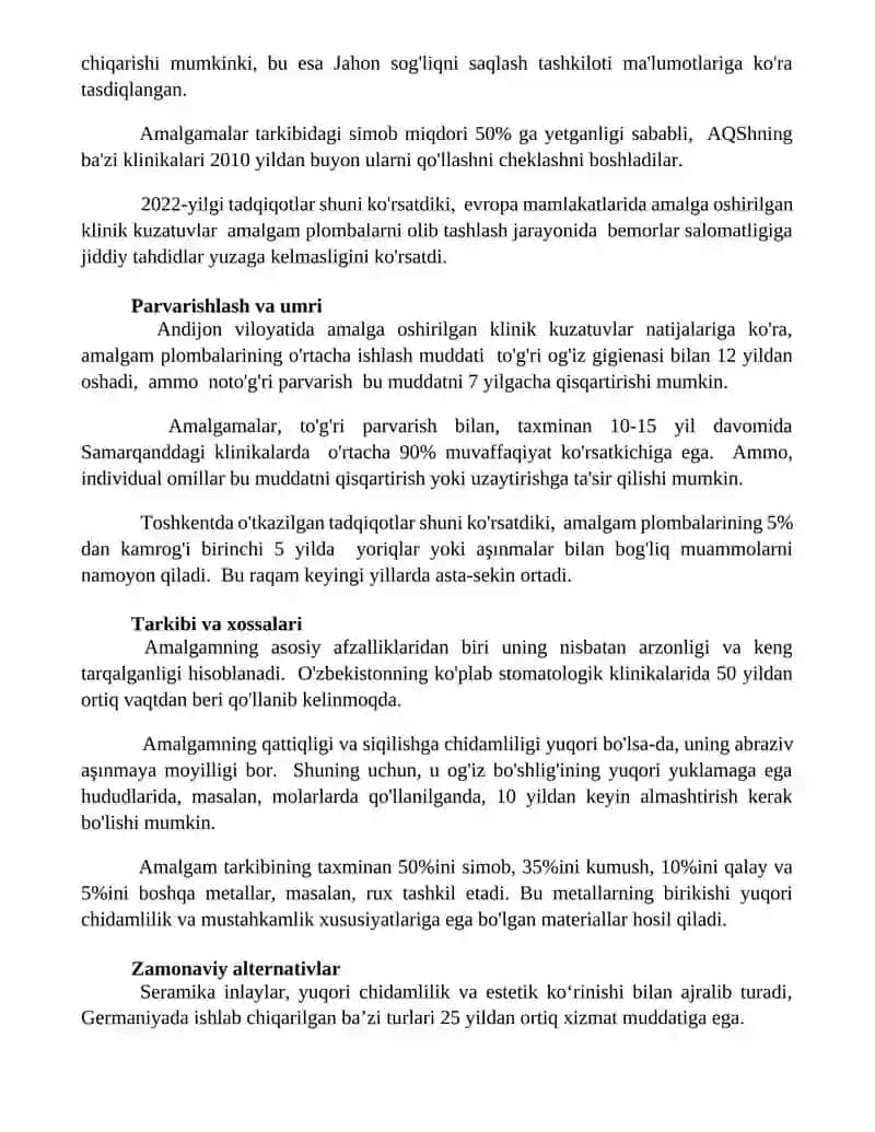Stomatologiyada Amalgamalar 3