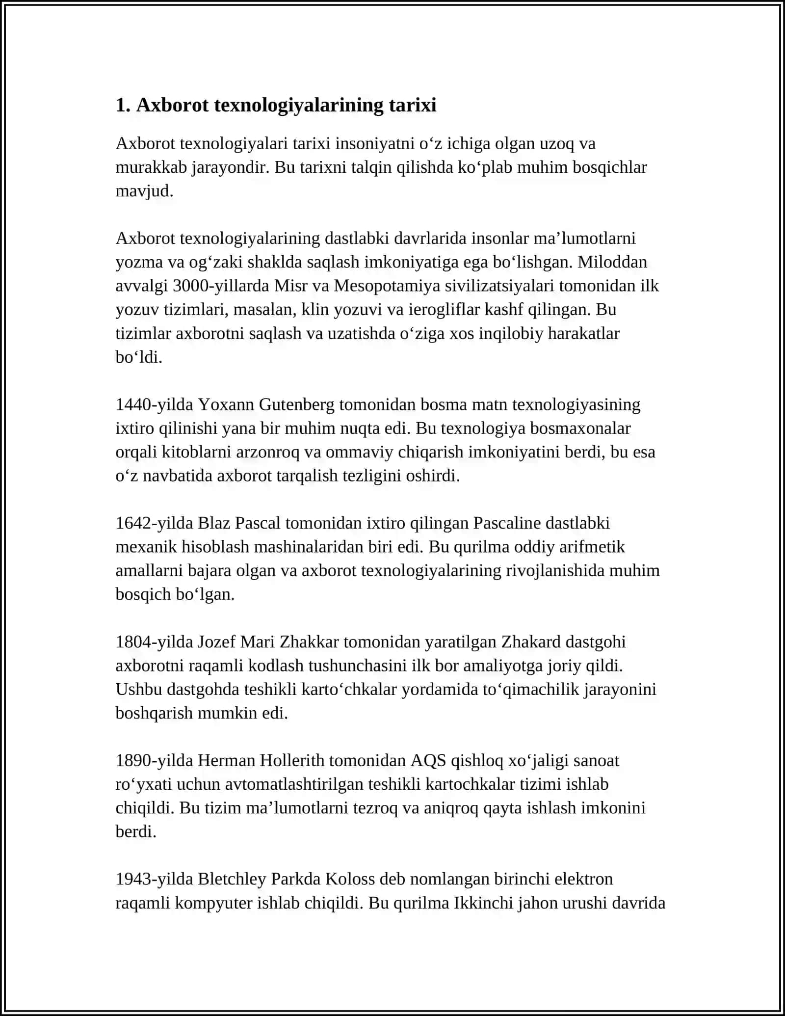 AXBOROT TEXNOLOGIYALARINING MAQSAD VA MOHIYATI 3