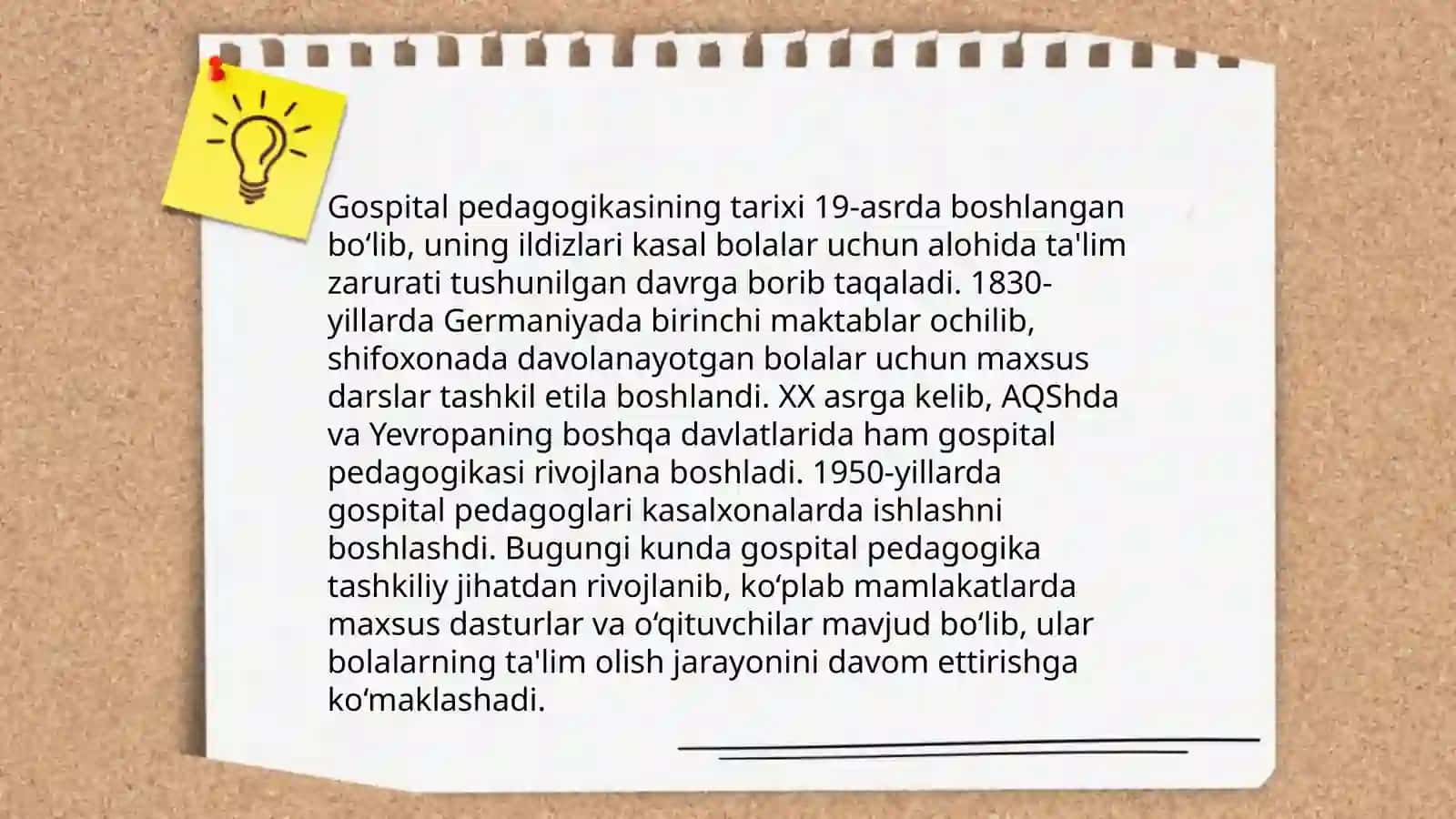 Gospital pedagogika tushunchasi 3