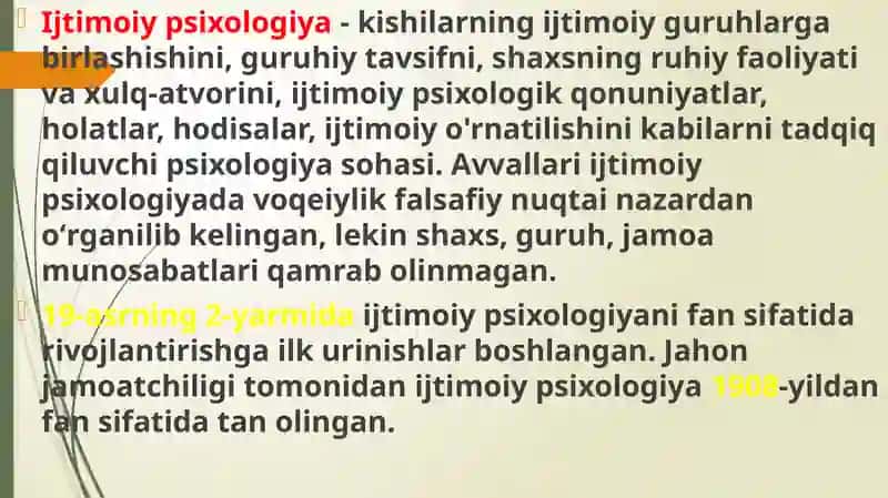 Ijtimoiy Guruhlar Fiziologiyasi 3