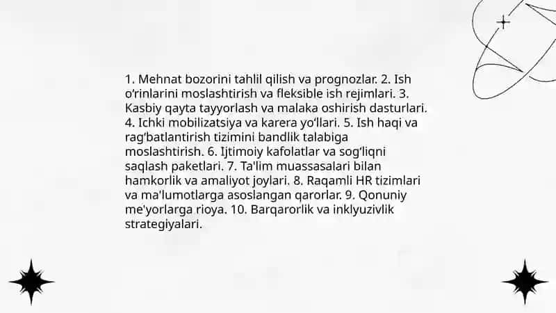 Aholi bandligini taʼminlash sharoitlarida korxonada kadrlar siyosati va ish haqi to‘lash tizimi samaradorligini oshirish 3