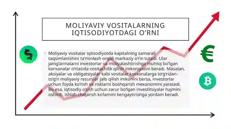 Moliyaviy vositalar, ularning mohiyati, turlari va tasniflanishi 3