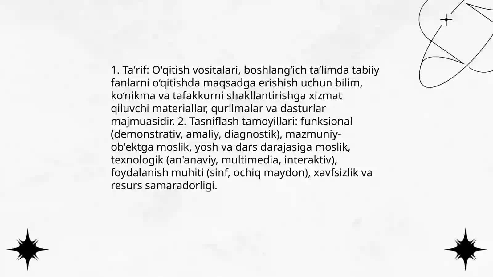 Boshlang‘ich ta’lim tabiiy fanlarni o'qitish vositalarini tasniflash 3