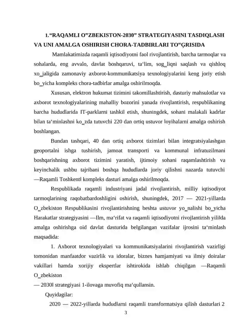 Jahon iqtisodiyotni globallashuv muammolari va ularning guruhlanishi. 3