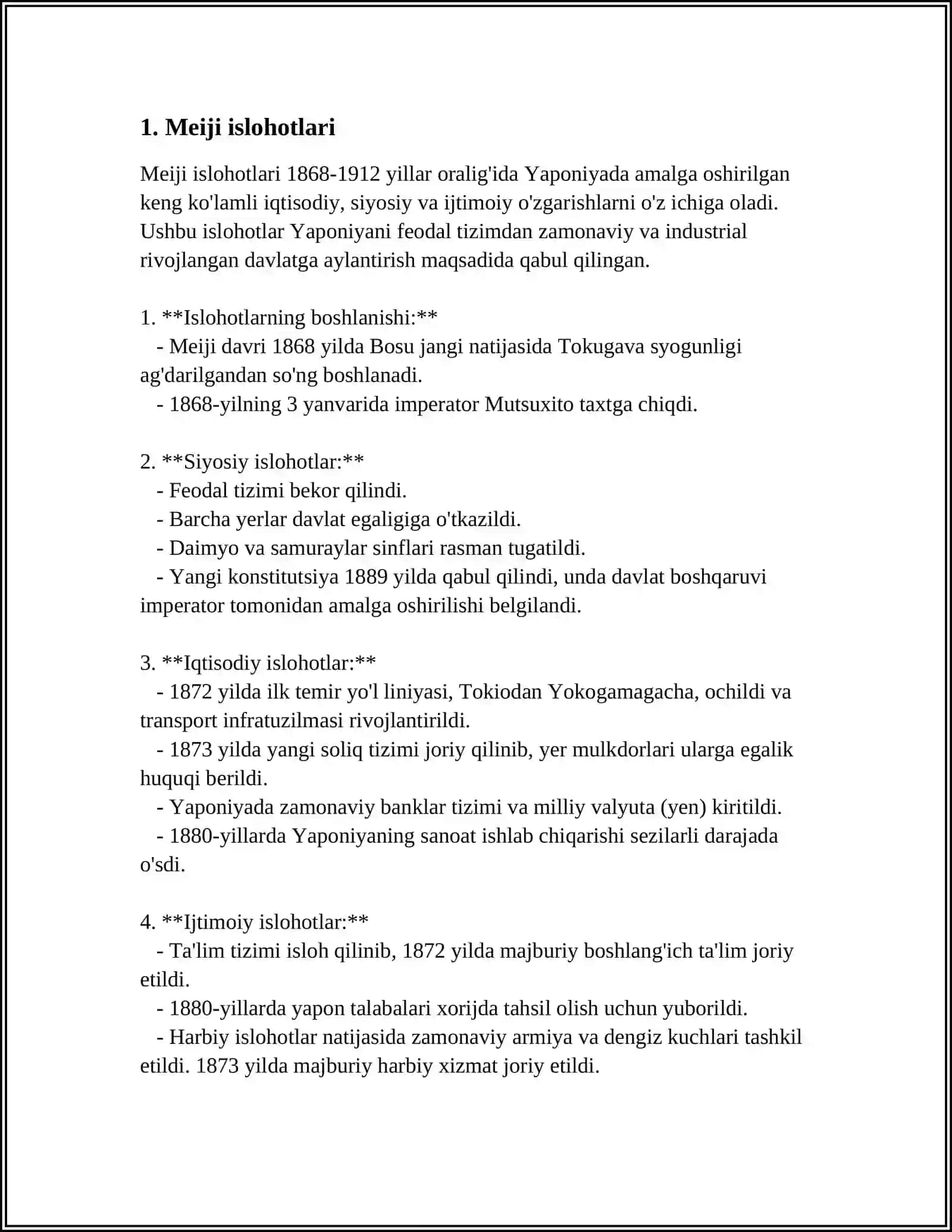Meiji islohotlari 3