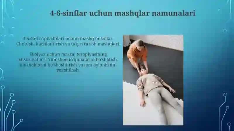 Skolioz uchun mashq terapiyasi (1-11-sinflar) 3