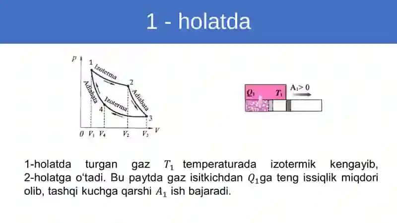 Issiqlik dvigatellarining ishlash prinsipi 3