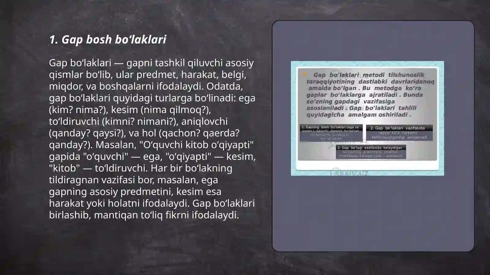 Gap boʻlaklari 3
