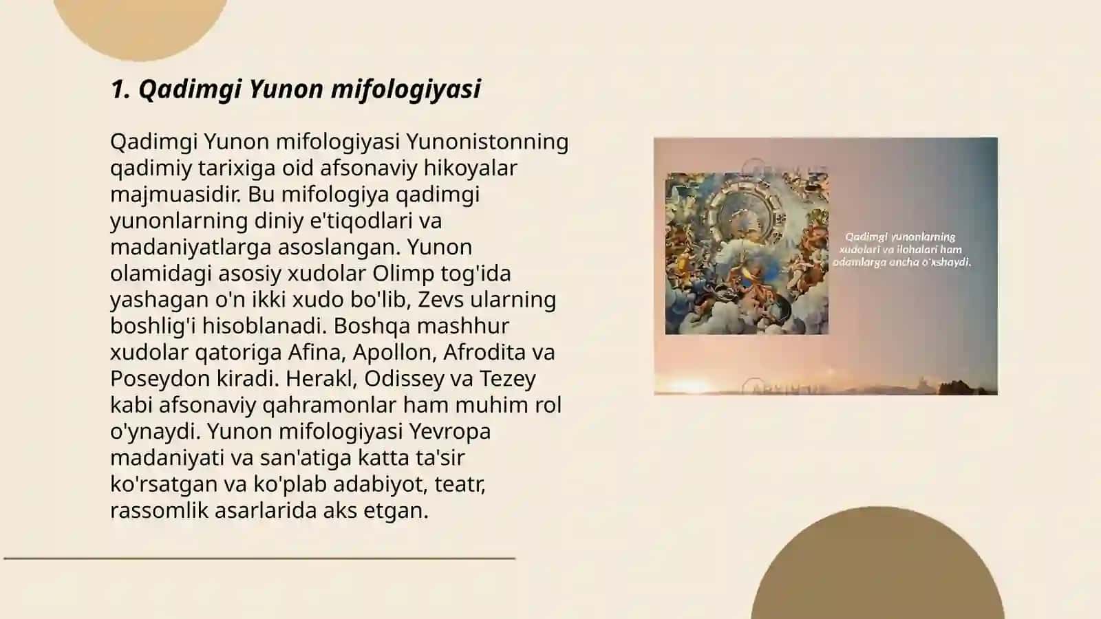 Yunon xudolari va afsonalari 3