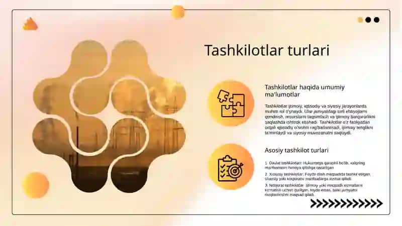 Prezentatsiya:Tashkilotlarva ularni boshqarish 3