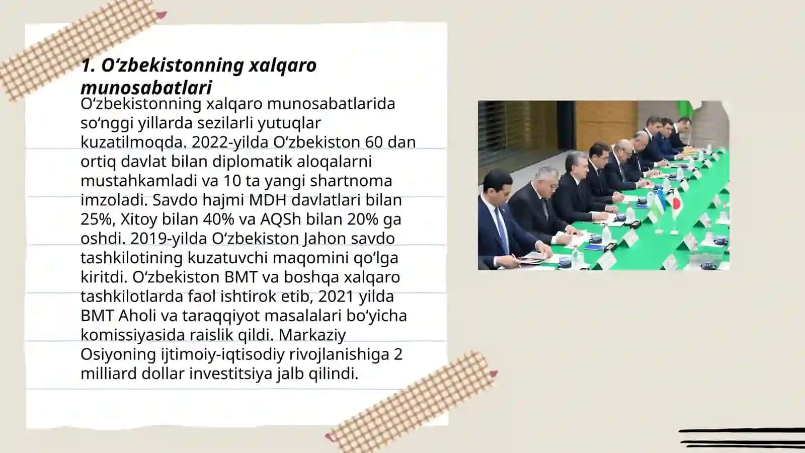 O‘zbekiston va jahon hamjamiyati 3