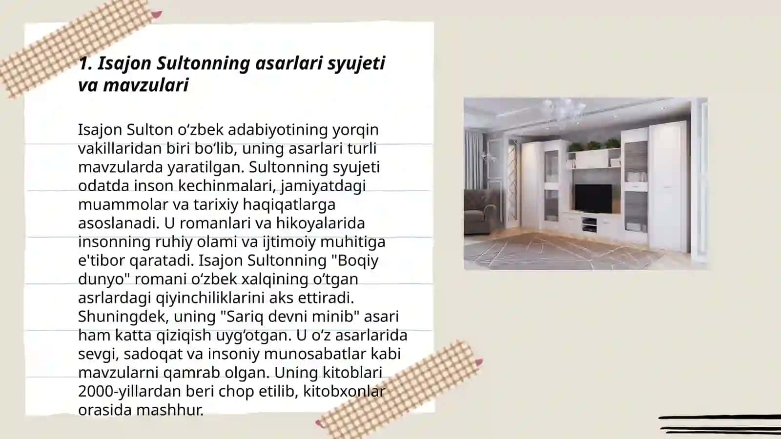 Isajon Sulton romanlari tahlili 3